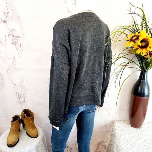 Rae Dunn incredibly soft inside sweater "Wine Down" - Picture 5 of 7